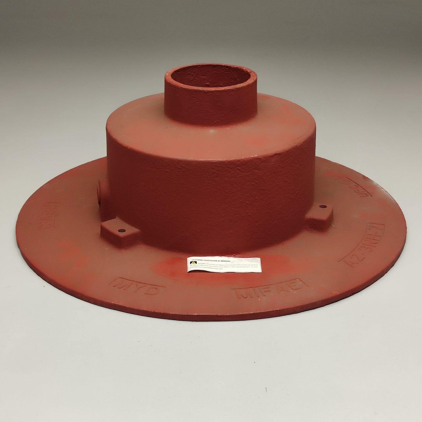 MIFAB A2 Body Lacquered Cast Iron 15" Dai. Drain Top Flange (New)