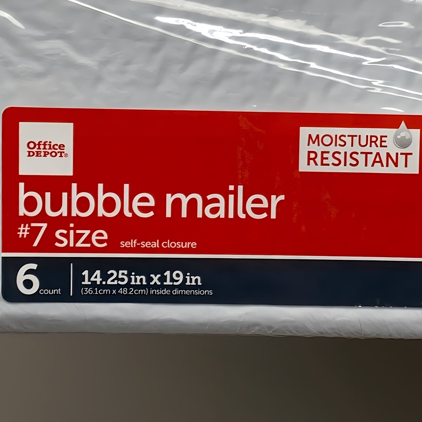 OFFICE DEPOT (48 PACK) Bubble Mailer #7 Size 14.25” x 19” 50735854020854i