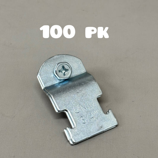 CENTAUR (100 PACK)Universal Durable Pipe Clamp WI UPC3/4 3/4" Chrome UNIV-A-PLTD