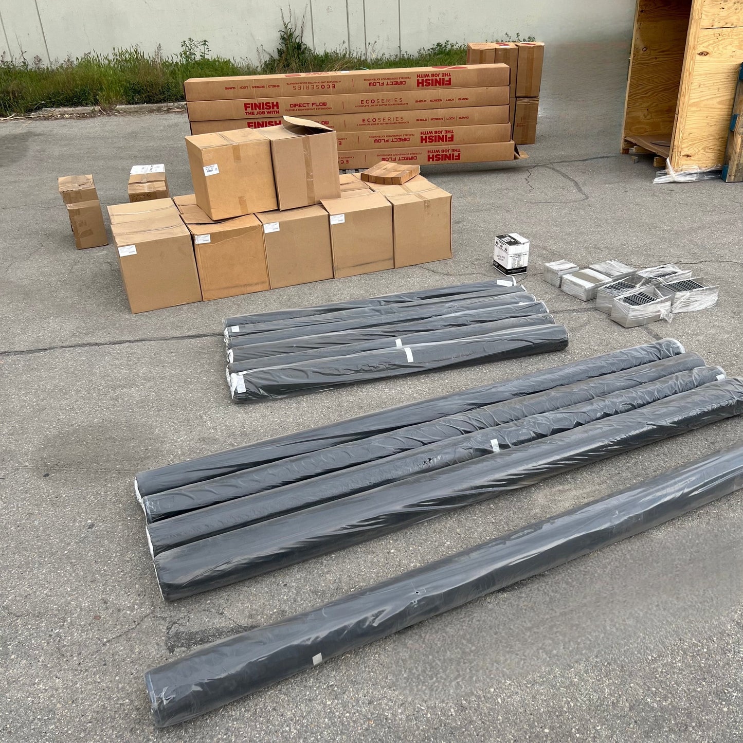 Z@ SPECTRA Gutter System HUGE LOT!!! Bronze, Aluminum (New)