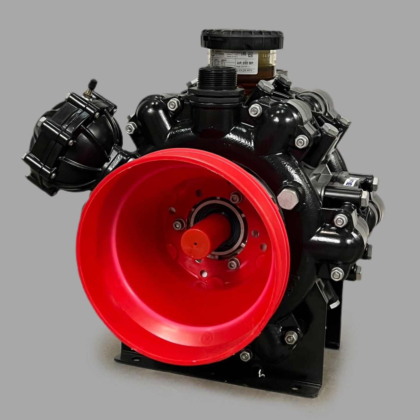 ANNOVI REVERBERI Diaphragm Pump AR 250 BP PSI 290 GPM 67.2 Black/Red