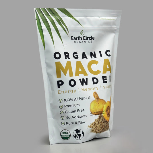 ZA@ EARTH CIRCLE Organic Maca Powder 16 OZ (454g) BB 07/17/25 D
