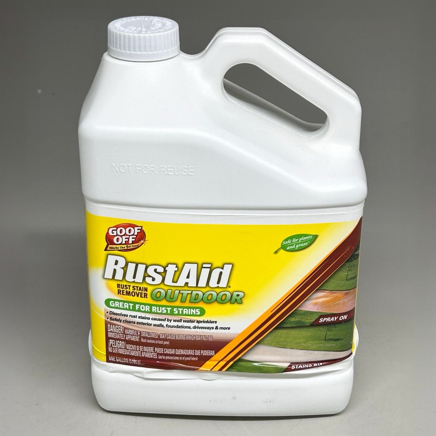 GOOF OFF (1 Gallon) RustAid Outdoor Rust Stain Remover J9373