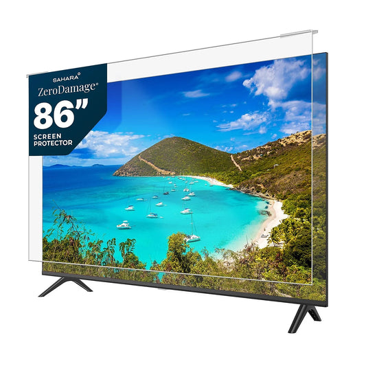 Z@ ZERODAMAGE Clear Anti-Blue Light TV Screen Protector TV00005 (Fits 86” TVs (New Other) *NOT a TV* (B)