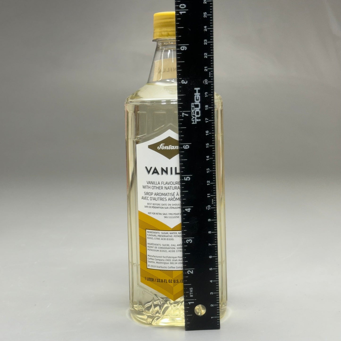 ZA@ STARBUCKS (4 PACK) Fontana Vanilla Flavored Syrup 33.8 fl oz ea BB 08/26 C