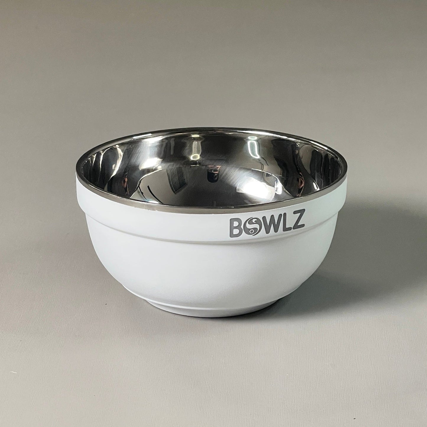 ZA@ BOWLZ Set of 6 Stainless Steel Insulated bowl 16 oz White (New) ~Keeps Ice Cream Cold!~ C