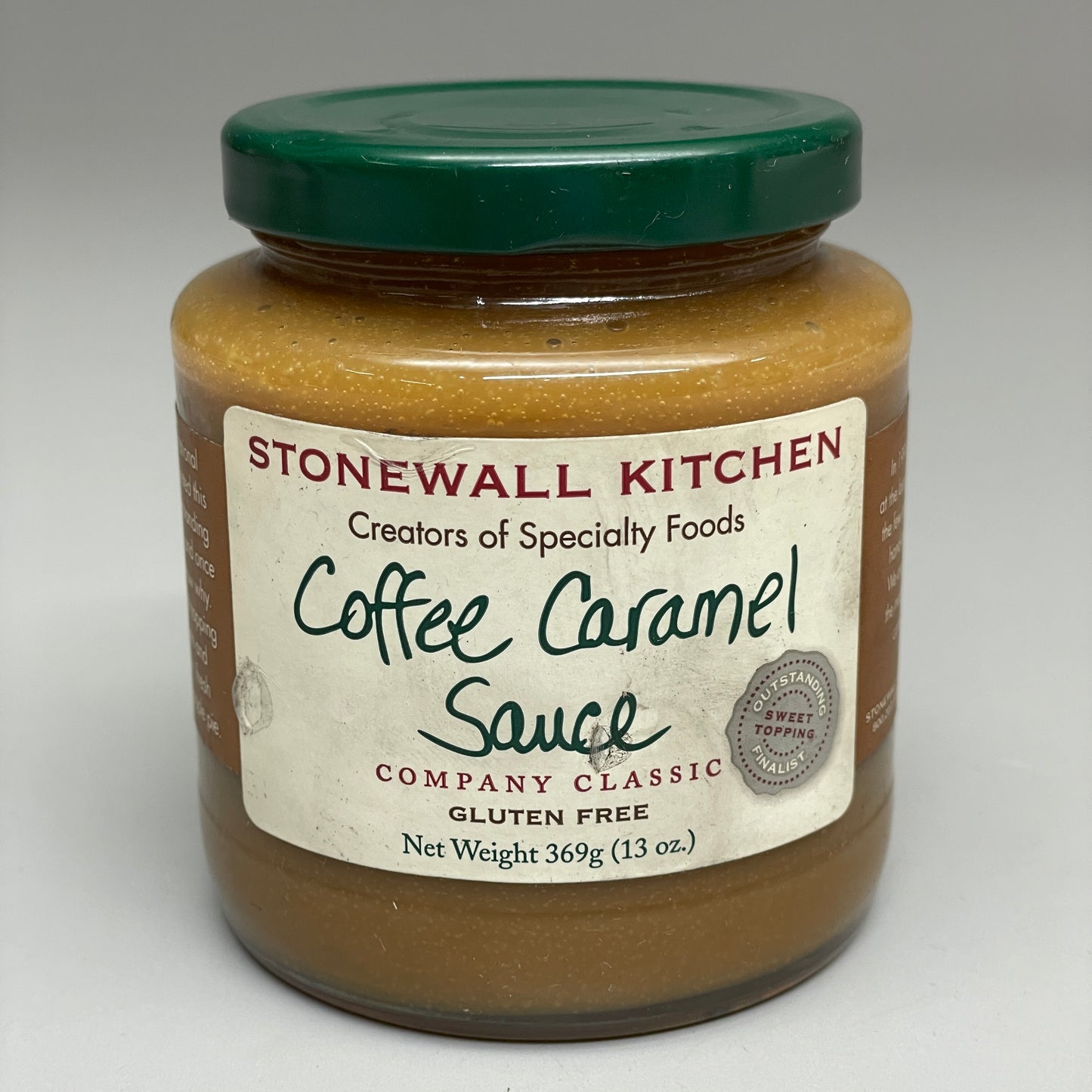 Z@ STONEWALL KITCHEN Coffee Caramel sauce Lot of 9 - 13 oz. Jars Best By 09/2024 (AS-IS New/Unopened)
