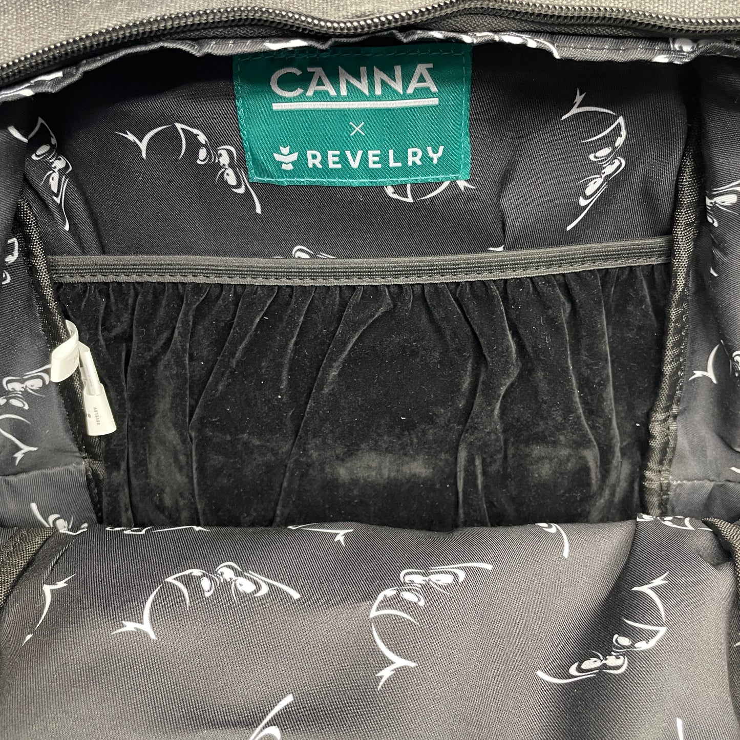 ZA@ REVELRY Backpacks Grey Lot of 4 The Explorer Water Resistant Branded Revelry Backpacks (New)