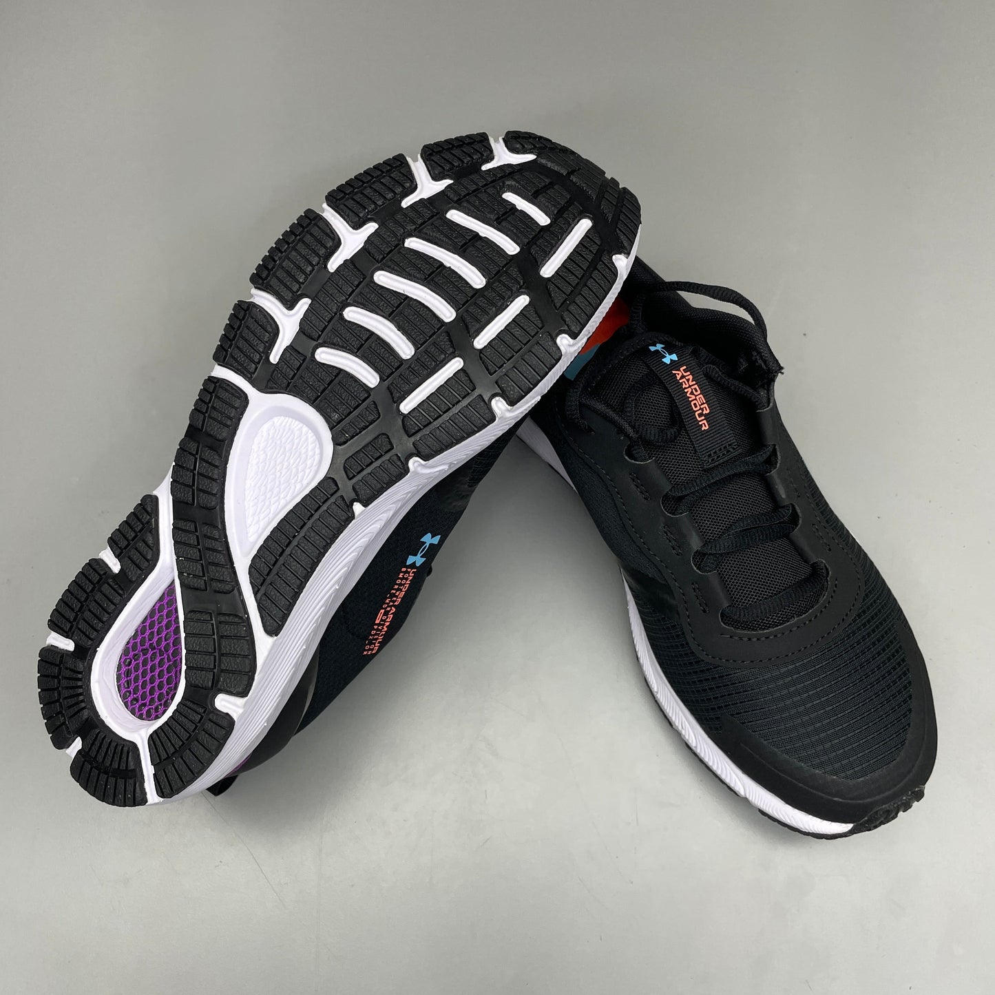 UNDER ARMOUR UA W HOVR Sonic SE Running Sneaker Women's Sz 9 Black/Purple/White 3024919-004 (New)