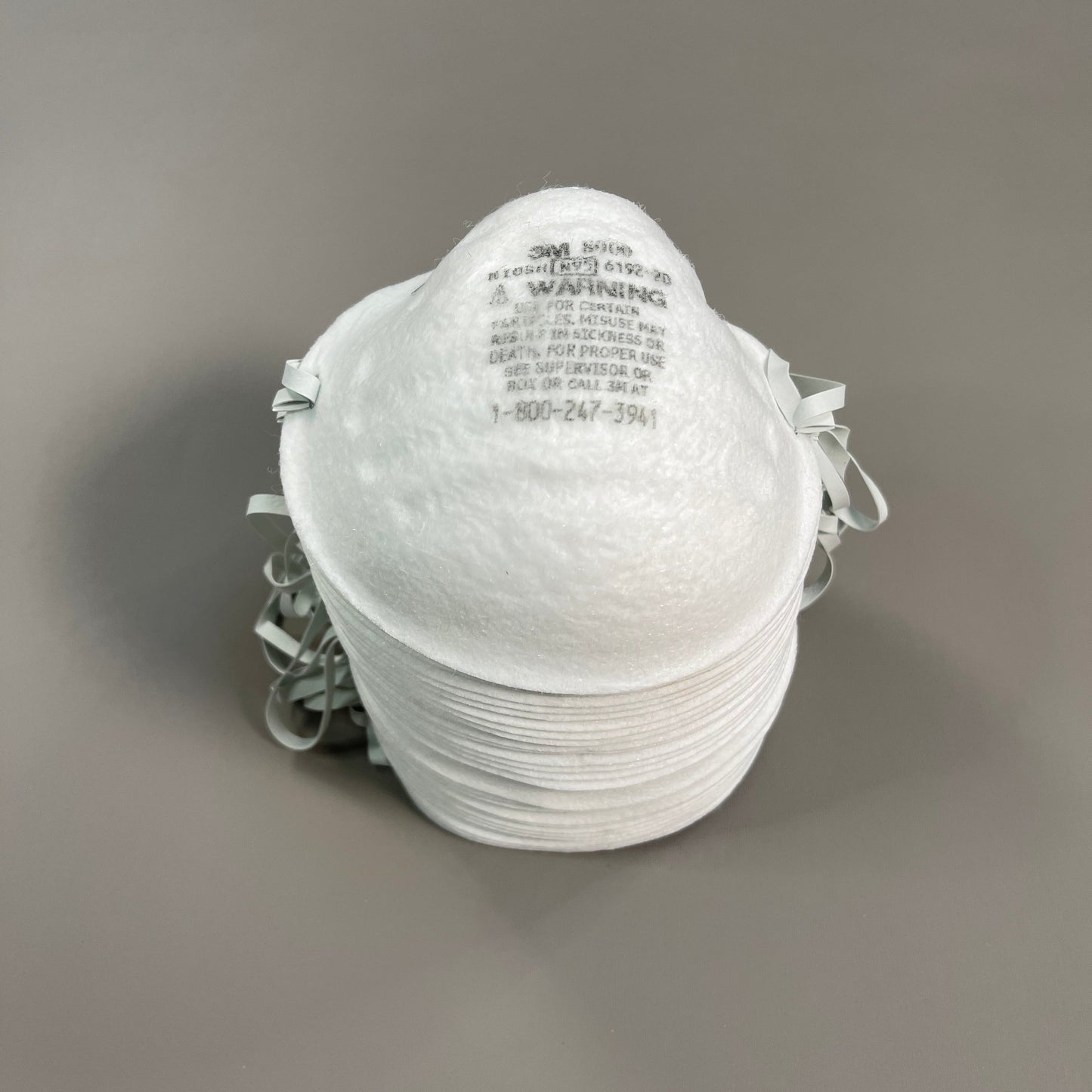 ZA@ 3M (3 PACK, 90 TOTAL) 8000 Particle Respirators N95 Mask 1289-03 USA (New) E