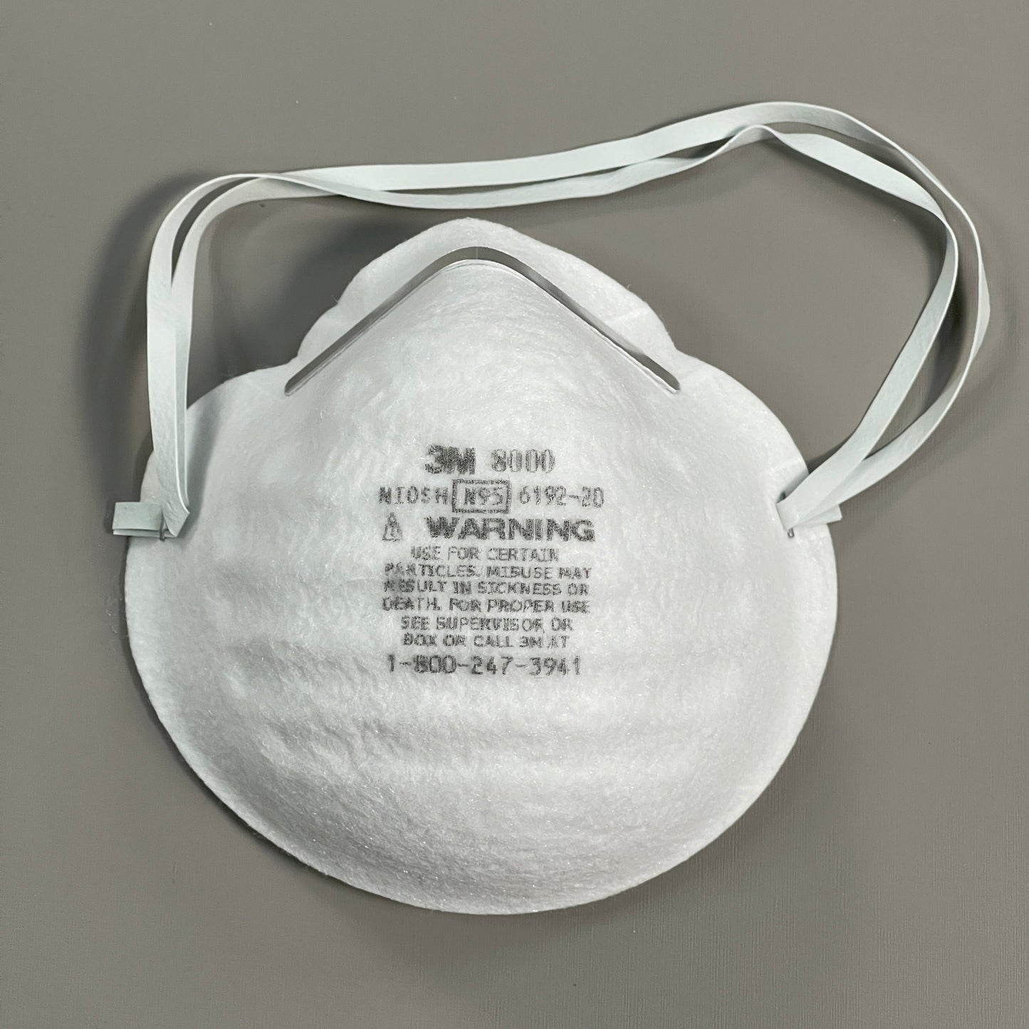 ZA@ 3M (3 PACK, 90 TOTAL) 8000 Particle Respirators N95 Mask 1289-03 USA (New) E