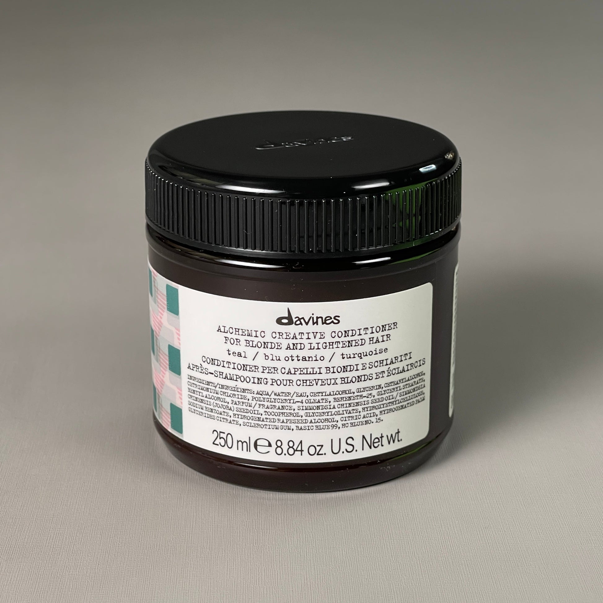 DAVINES Alchemic Creative Conditioner Teal For Blonde and Lightened Hair 8.84oz 67247 (New)