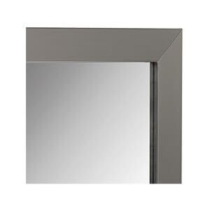 ZA@ AMERICAN PRIDE PROFESSIONAL Decorative Framed Mirror 42" x 42" Brushed Nickel 954242E202