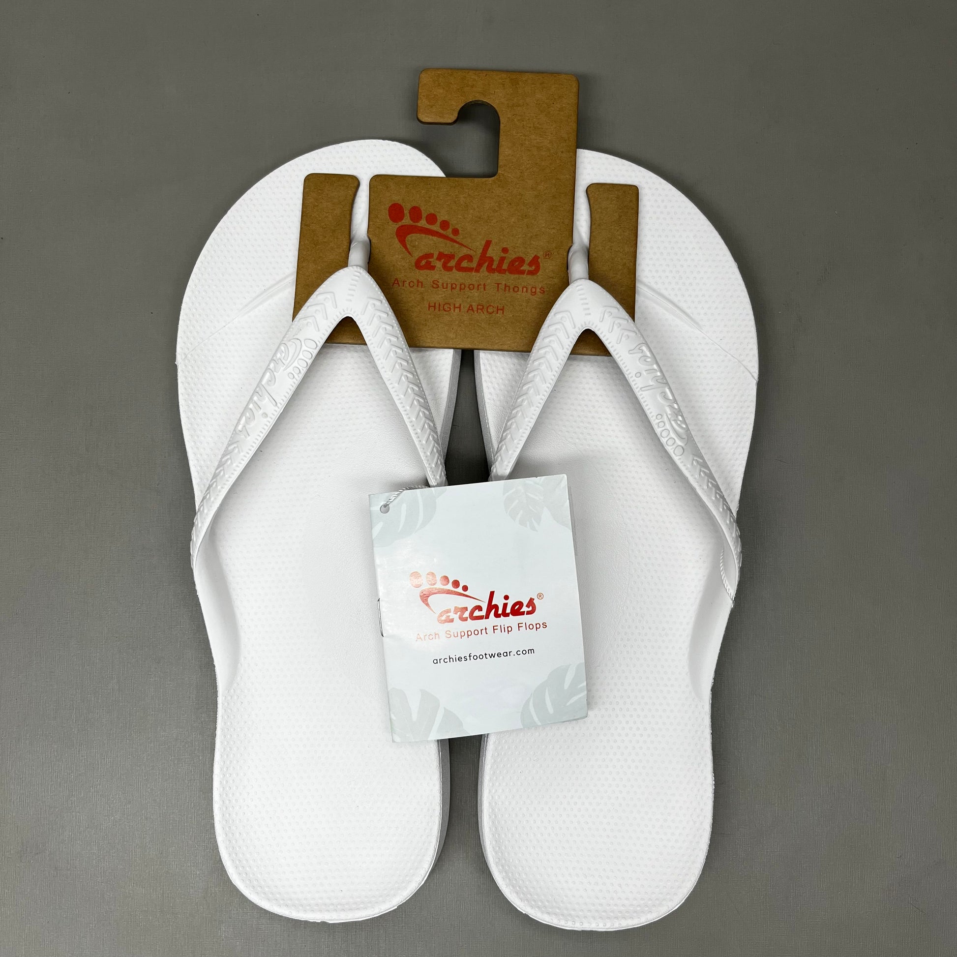 ARCHIES Arch Support Flip Flops HIGH SUPPORT Flip Flops Men's Sz 12 Wo