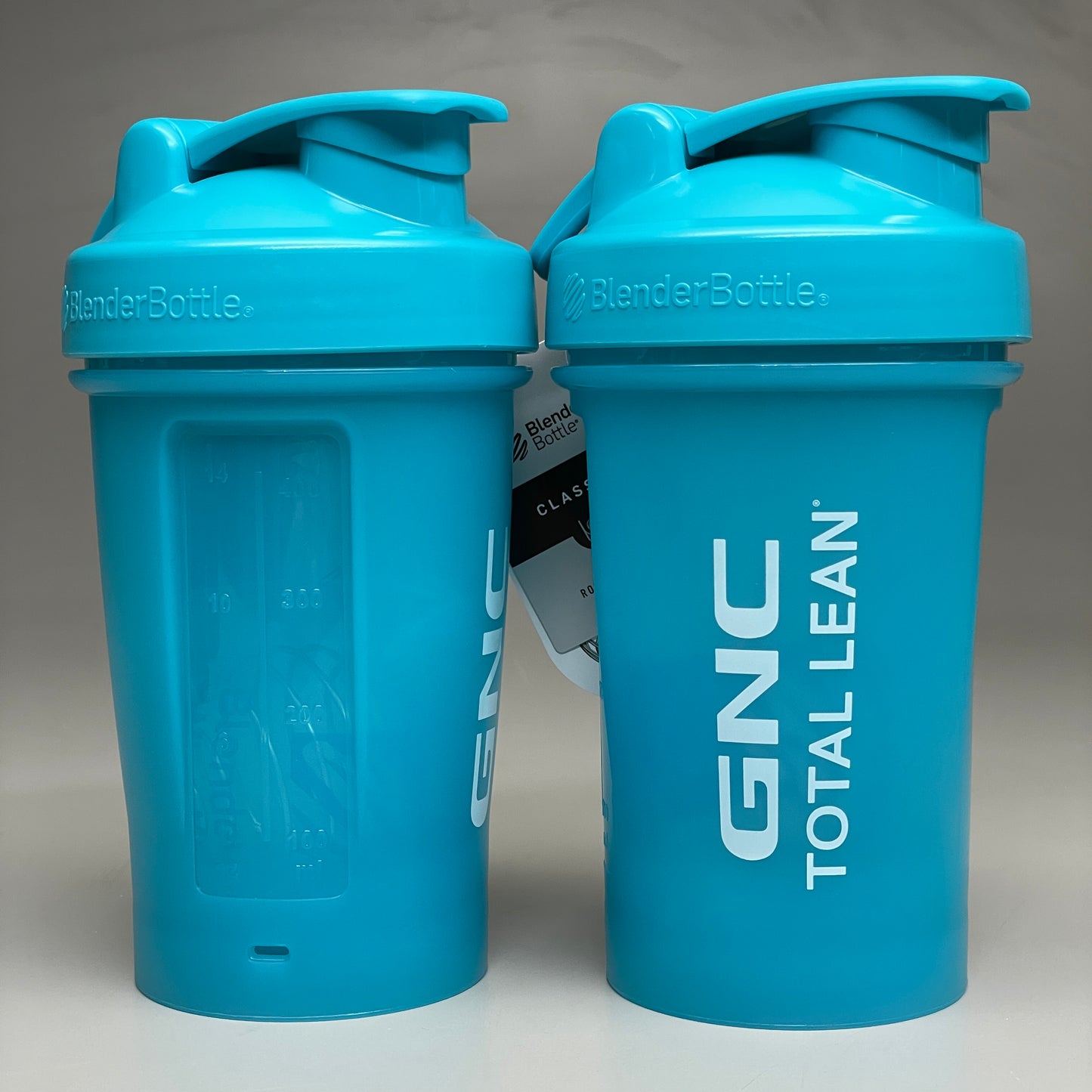 GNC LOT OF TWO! Total Lean Classic V2 Shaker Bottle/Blender Bottle