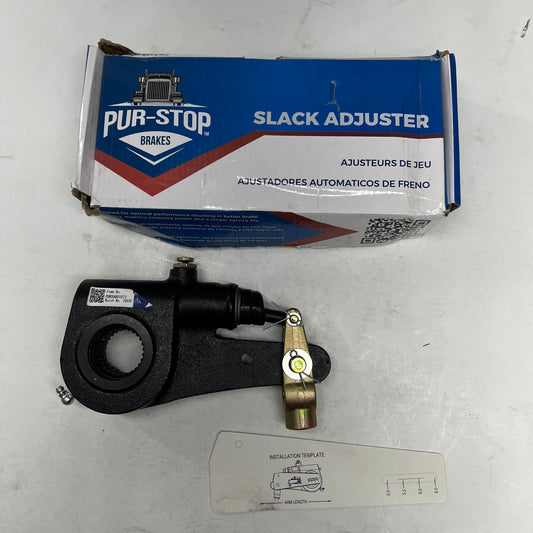 PURSTOP Air Brake Auto Slack Adjuster 5.50" Arm L X 0.625" Thread Dia R801073