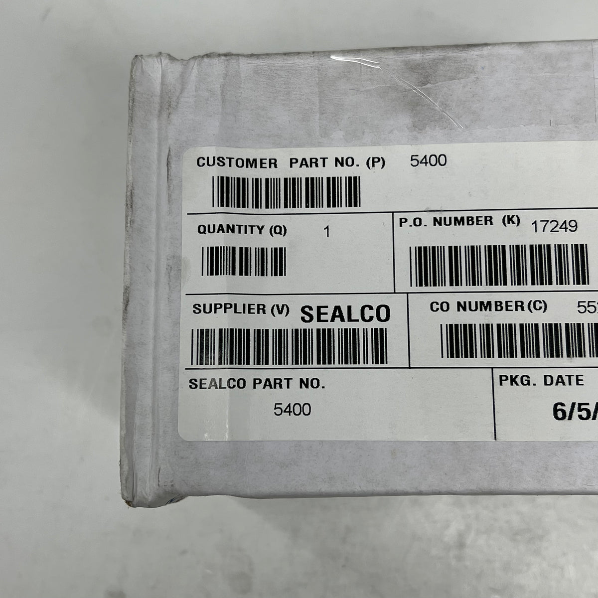 SEALCO Compressor Pressure Control Valve Straight Through 1/4" NPT Port 5400