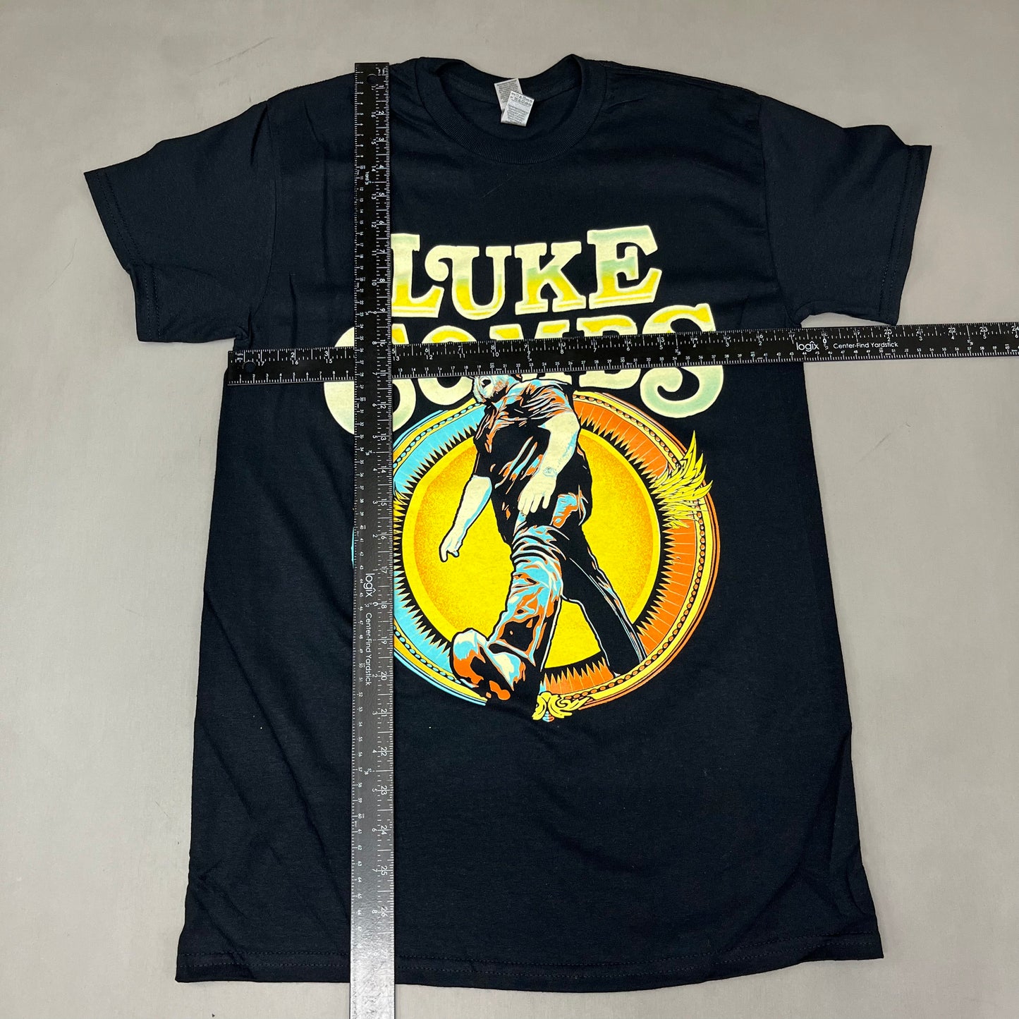 Luke Combs Stadium Tour 2022 Gildan Short Sleeve T-Shirt Unisex Sz S Black (New)