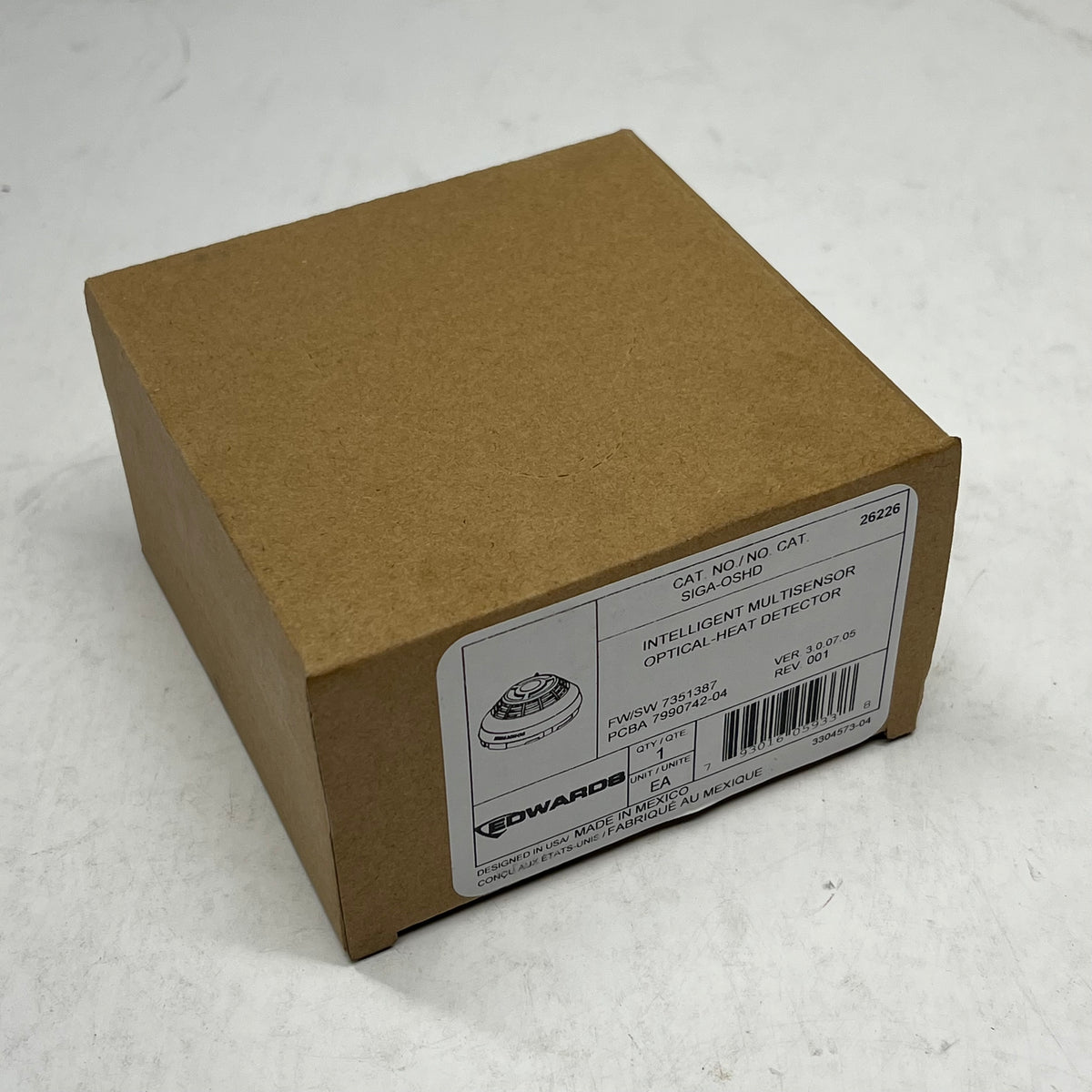 EDWARDS Intelligent Multi-criteria Optical Smoke And Heat Detector SIGA-OSHD