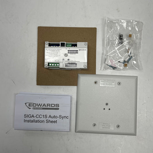 EDWARDS Carrier Synchronization Output Module Eelctronic Programing SIGA-CC1S