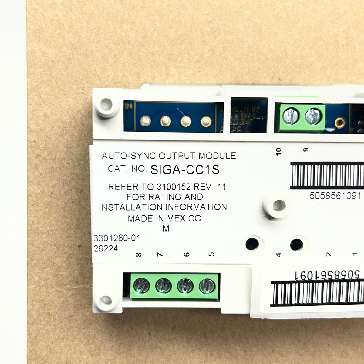 EDWARDS Carrier Synchronization Output Module Eelctronic Programing SIGA-CC1S