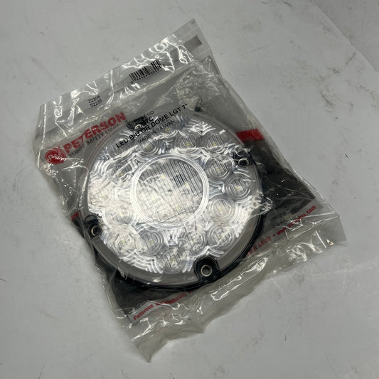 PETERSON Led Back-up Or Dome Light Hard-wire 7" Round Great White PET-717C