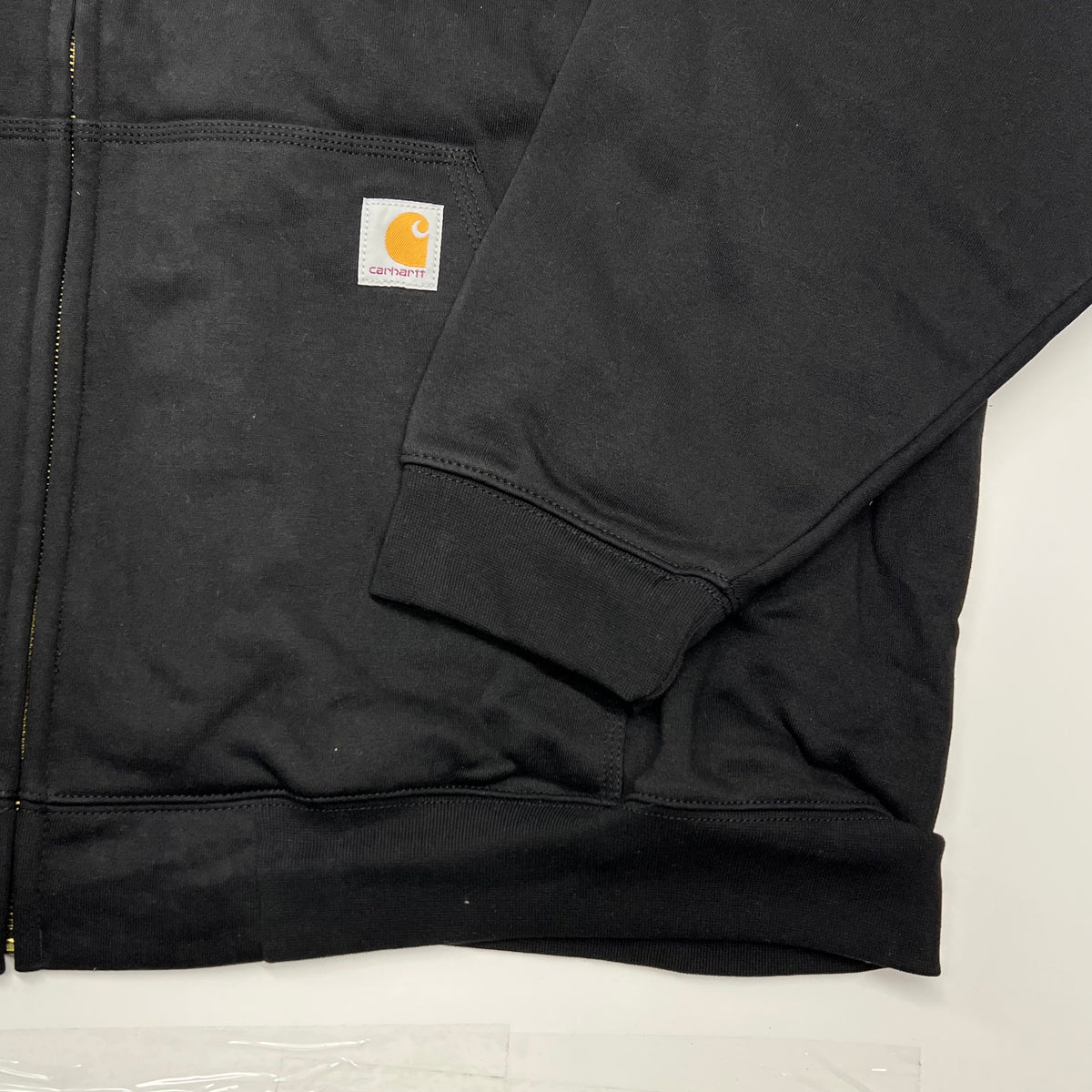 CARHARTT Loose Fit Midweight Full Zip Sweatshirt B&t Men's Sz 4X Black TS0122-M