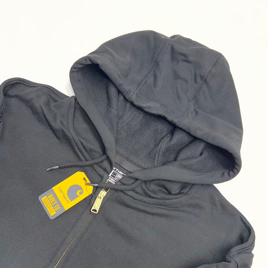 CARHARTT Loose Fit Midweight Full Zip Sweatshirt B&t Men's Sz 4X Black TS0122-M