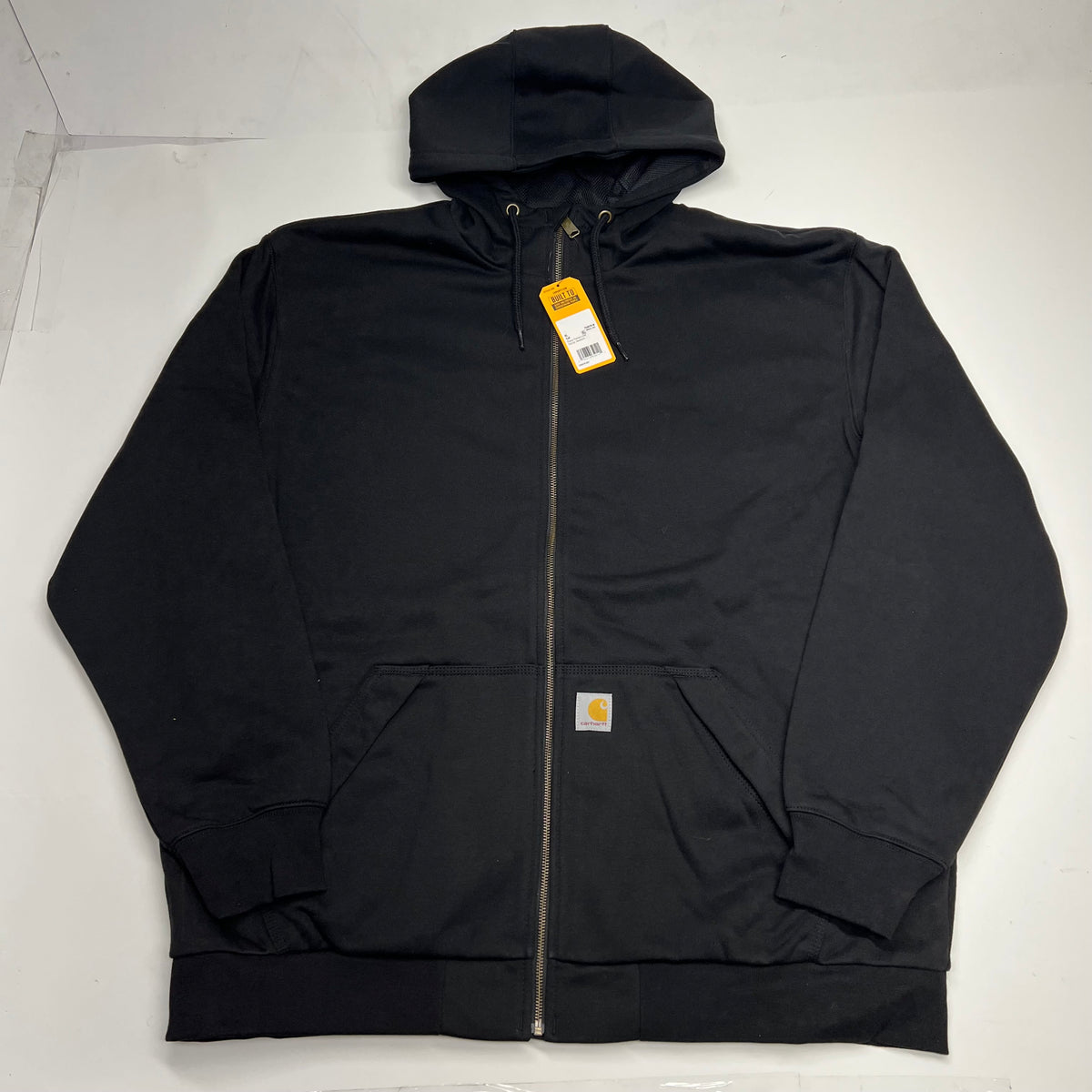 CARHARTT Paxton Thermal Lined Full Zip Sweatshirt Men's Sz Tall XL Black TS4078-M