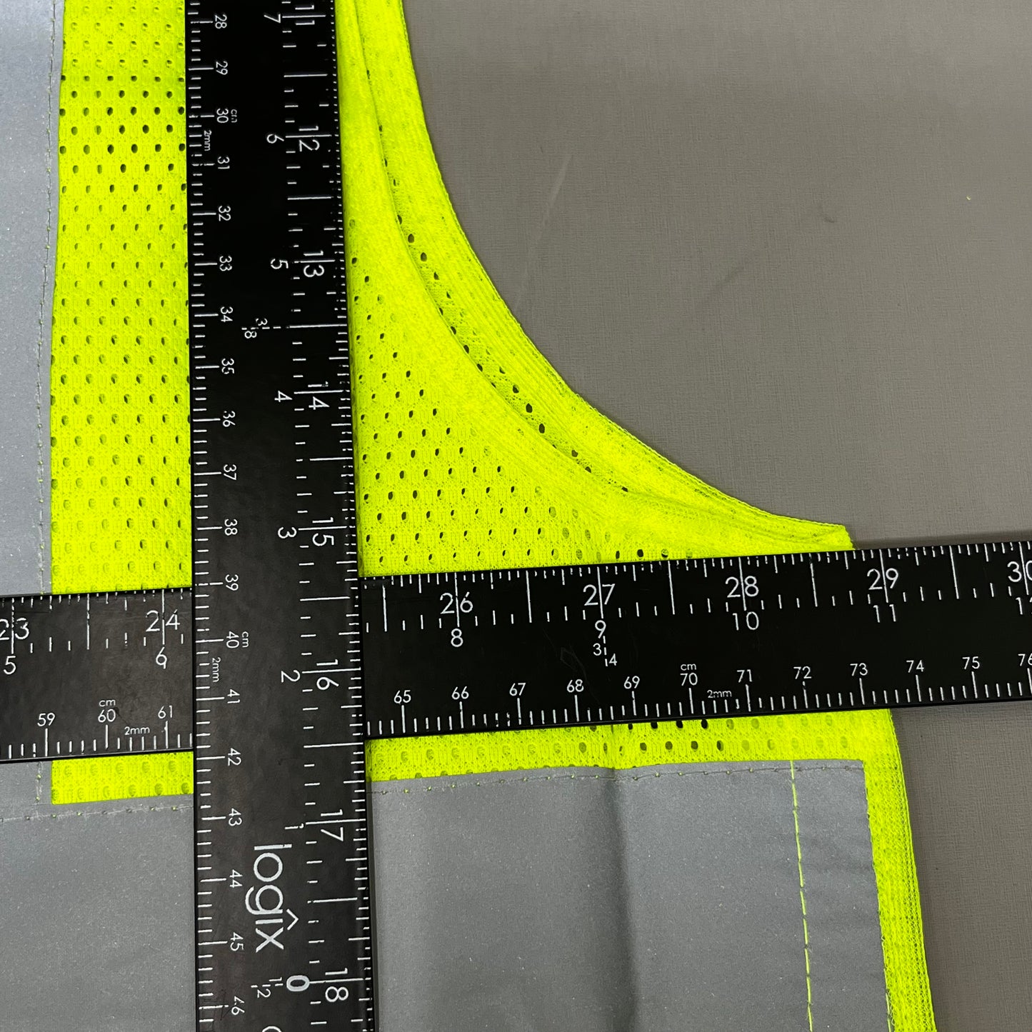 ASN INC Yellow Reflective Safety Vest Unisex Sz-3XL Neon Yellow 1409227 (New)