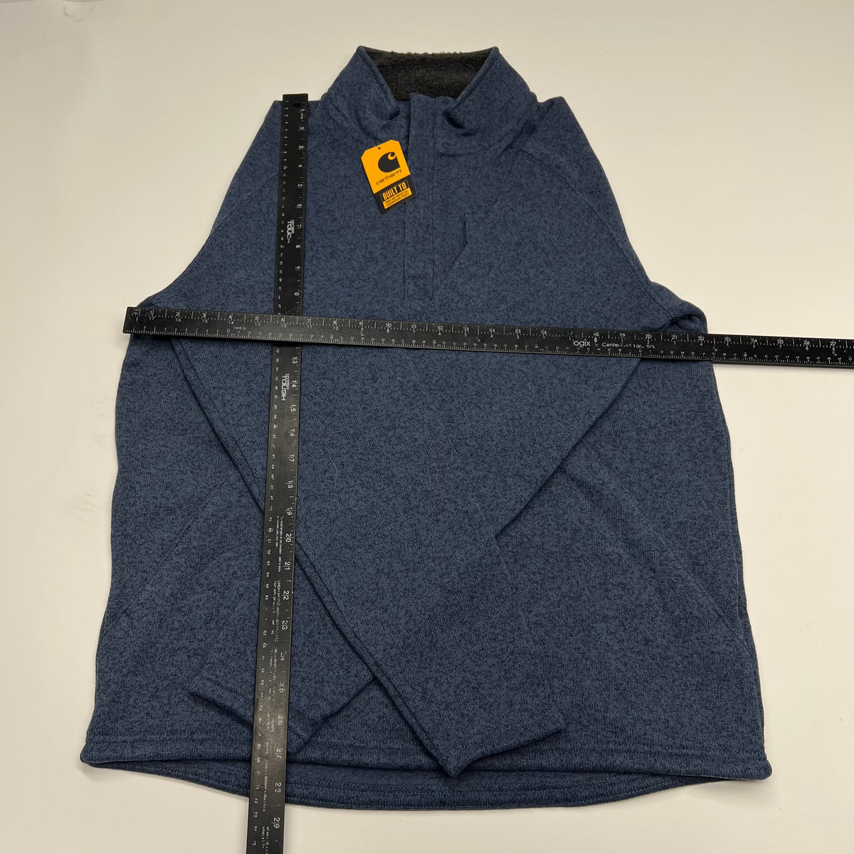 CARHARTT Wayland Sweater Relaxed Fit Midweight Men's Sz M Faded Navy TS6378-M