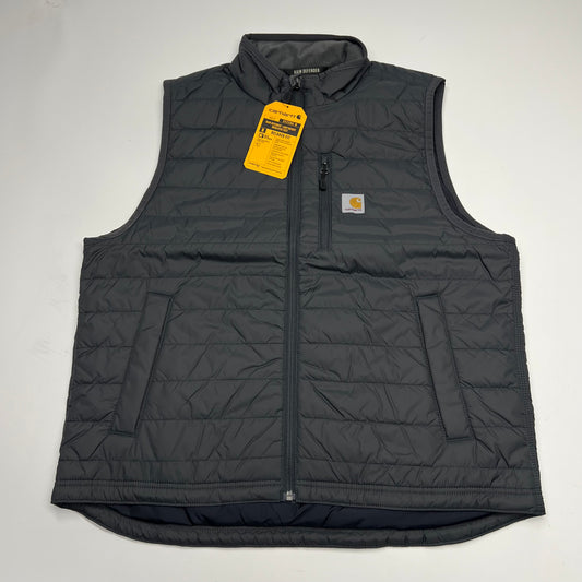 CARHARTT Gilliam Vest Relaxed Fit Quilted Nylon Men's Sz 3XL Shadow 0V2286-M