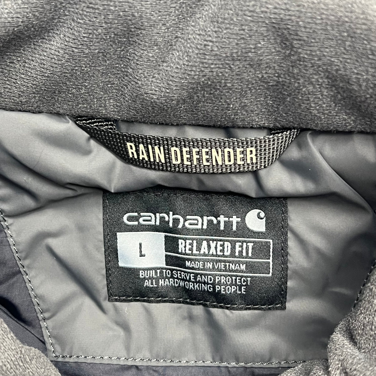 CARHARTT Gilliam Vest Relaxed Fit Quilted Nylon Men's Sz L Shadow 0V2286-M