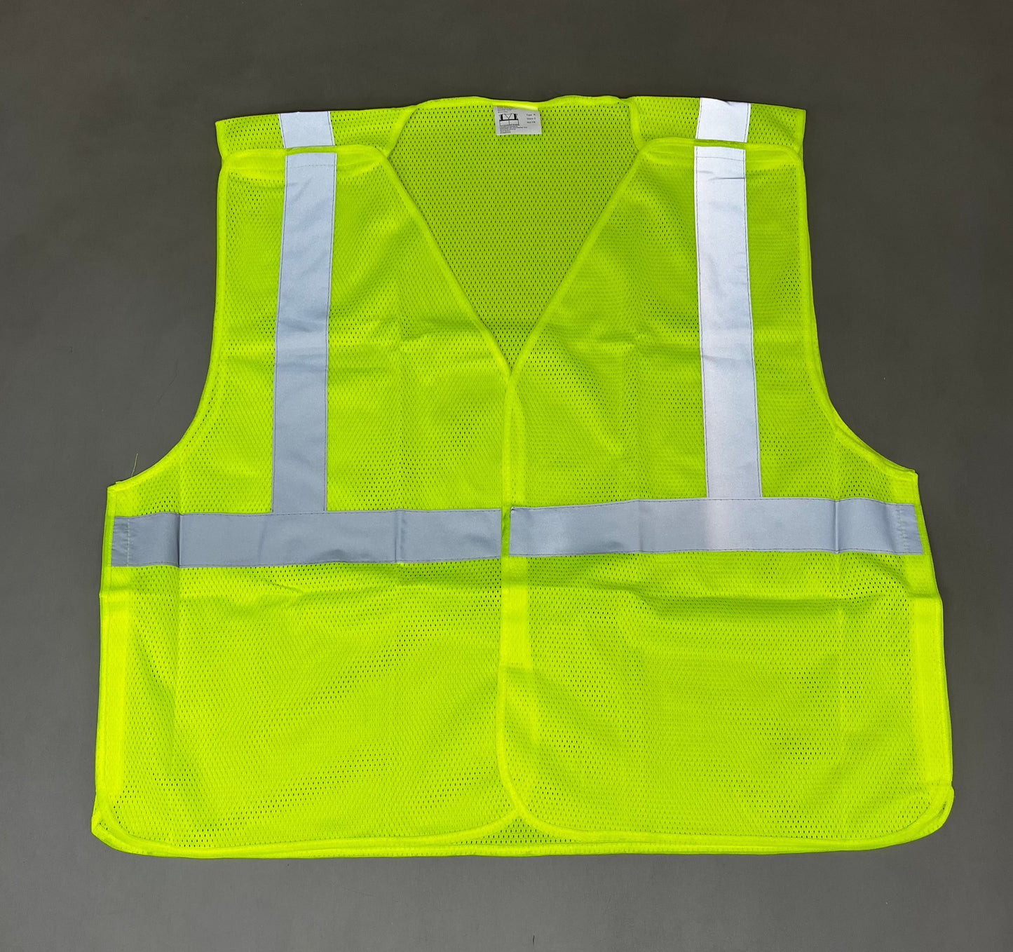 ASN INC Yellow Reflective Safety Vest Unisex Sz-2XL Neon Yellow 1409226 (New)