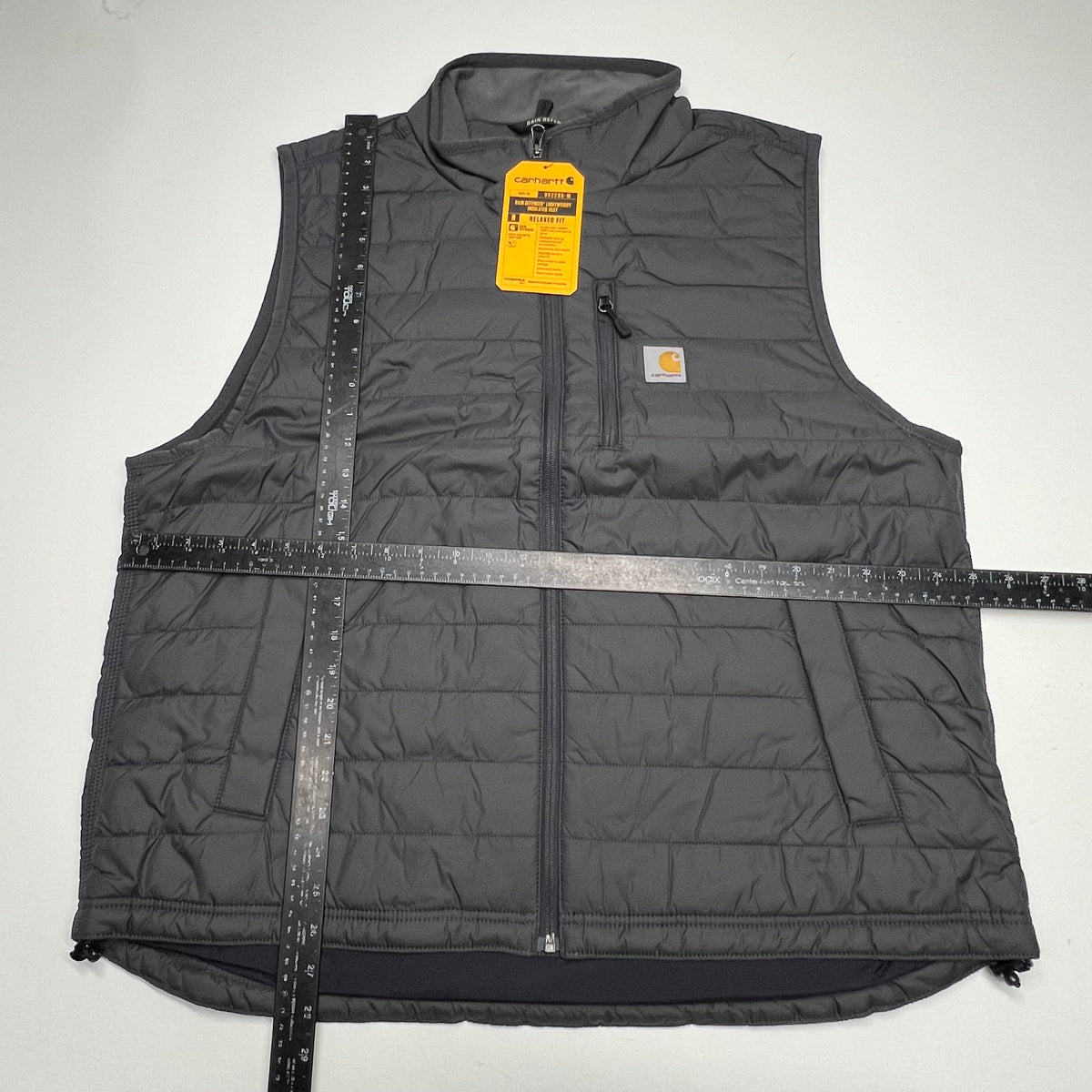 CARHARTT Gilliam Vest Relaxed Fit Quilted Nylon Men's Sz XL Shadow 0V2286-M
