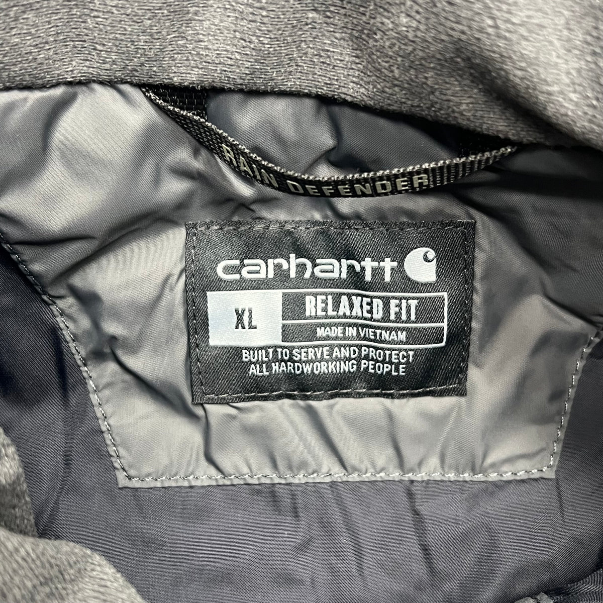 CARHARTT Gilliam Vest Relaxed Fit Quilted Nylon Men's Sz XL Shadow 0V2286-M
