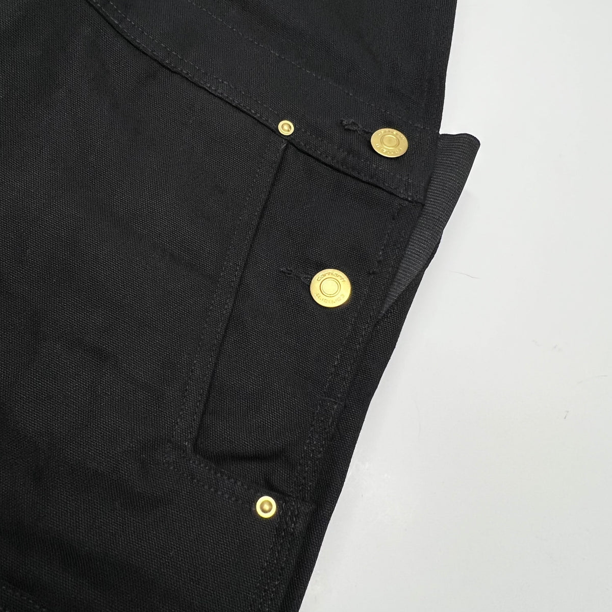 CARHARTT Iconic R01 Duck Rib Overall Wind Fighter 32X32 Black 102776-001
