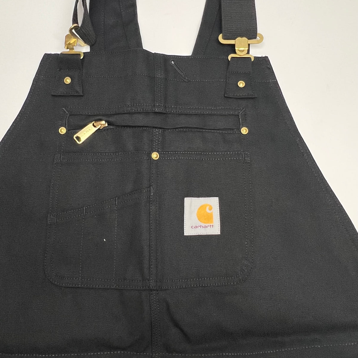 CARHARTT Iconic R01 Duck Rib Overall Wind Fighter 32X32 Black 102776-001