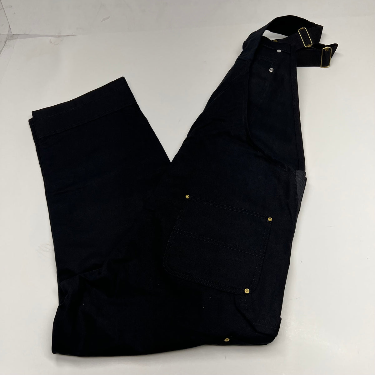 CARHARTT Iconic R01 Duck Rib Overall Wind Fighter 32X32 Black 102776-001