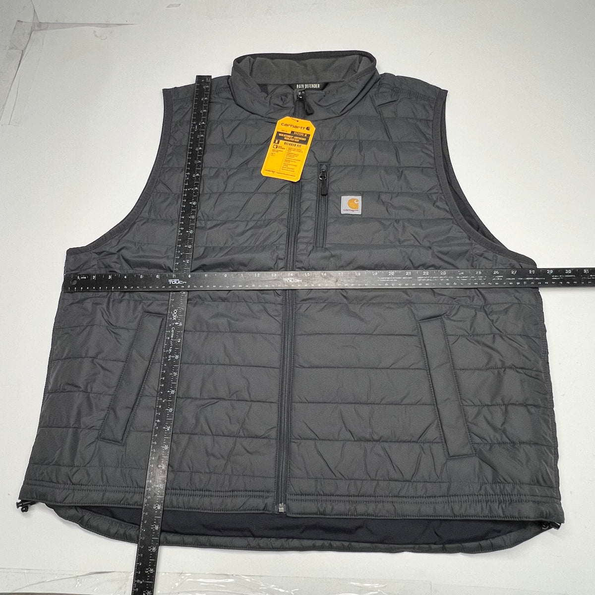 CARHARTT Gilliam Vest Relaxed Fit Quilted Nylon Men's Sz 3XL Shadow 0V2286-M