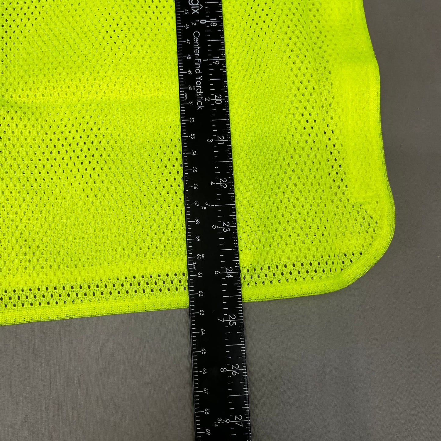 ASN INC Yellow Reflective Safety Vest Unisex Sz-Large Neon Yellow 1409224 (New)