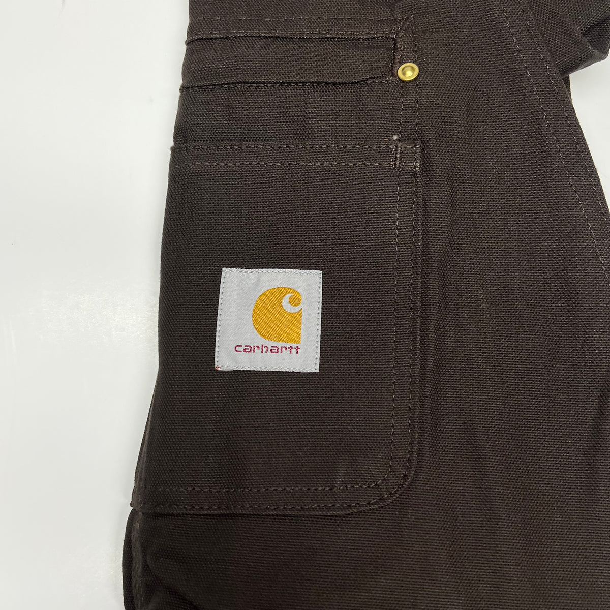 CARHARTT Duck Bib Overall Iconic R01-M Men's Sz 36 x 30 Brown 102776-DKB