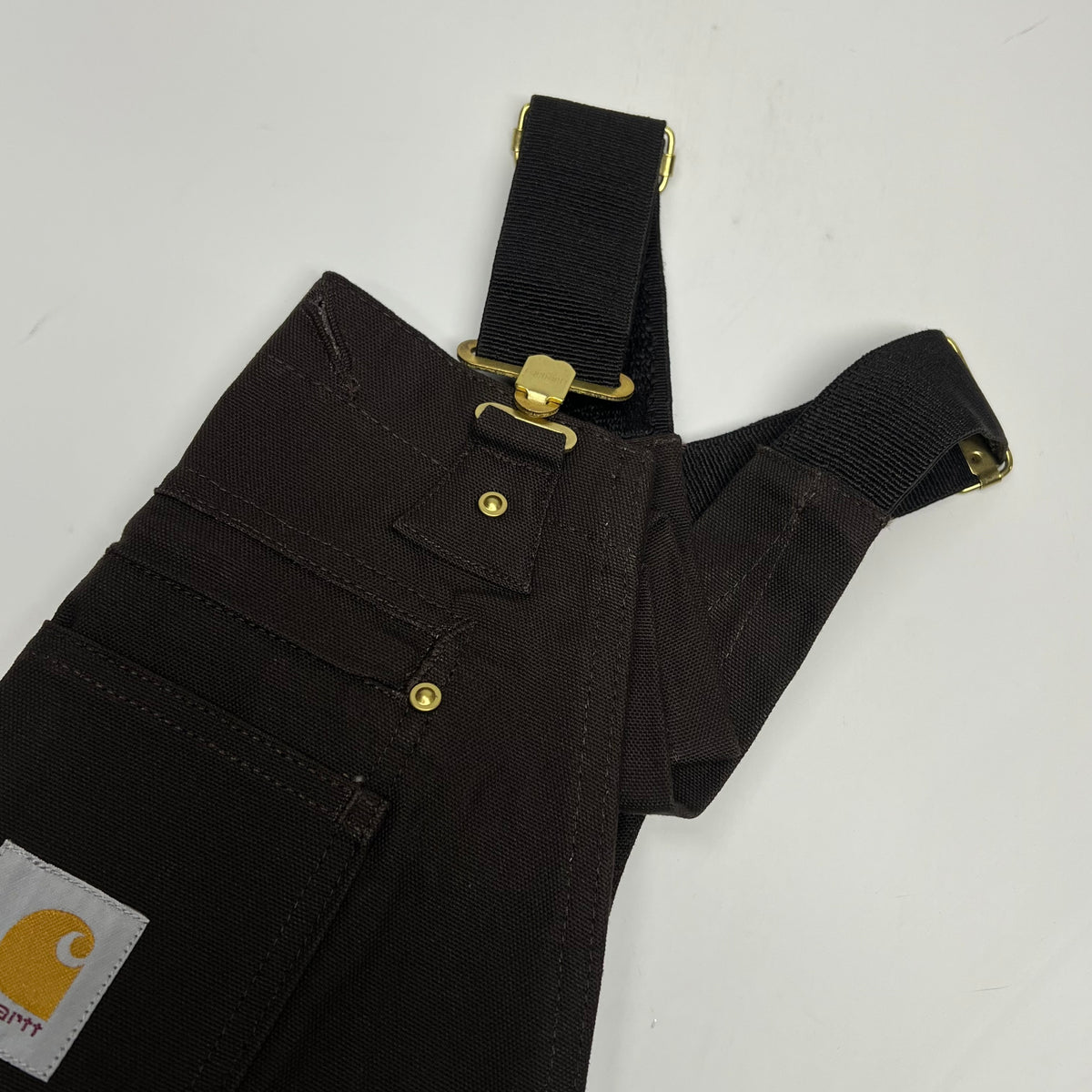 CARHARTT Duck Bib Overall Iconic R01-M Men's Sz 36 x 30 Brown 102776-DKB