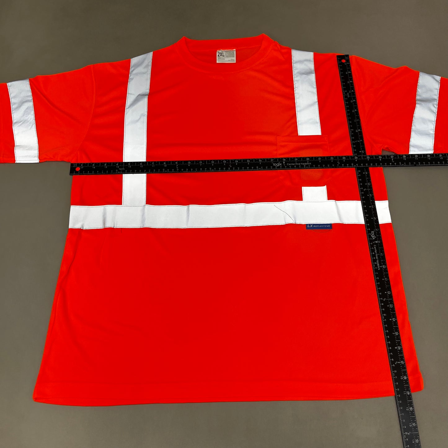 LX REFLECTIVE Pack of 3! Orange Reflective Shirts Unisex Sz-2XL Orange (New)