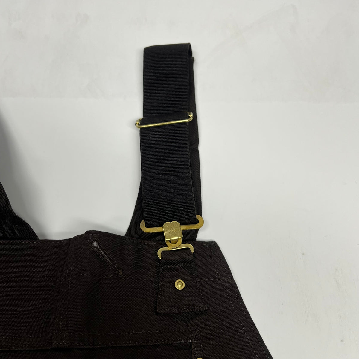 CARHARTT Duck Bib Overall Iconic R01-M Men's Sz 36 x 30 Brown 102776-DKB