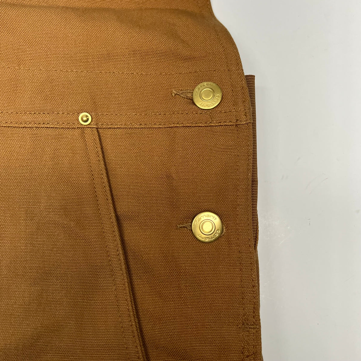 CARHARTT Iconic R01 Duck Bib Overall Men's Sz 30x34 Relaxed Fit Carhartt Brown