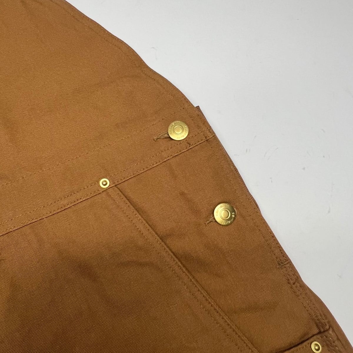 CARHARTT Iconic R01 Duck Bib Overall Men's Sz 30x34 Relaxed Fit Carhartt Brown