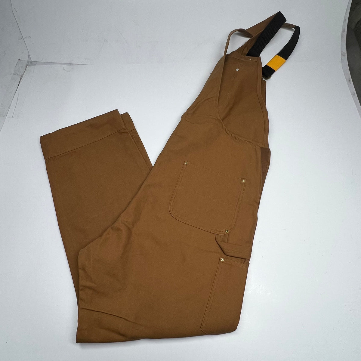 CARHARTT Iconic R01 Duck Bib Overall Men's Sz 30x34 Relaxed Fit Carhartt Brown