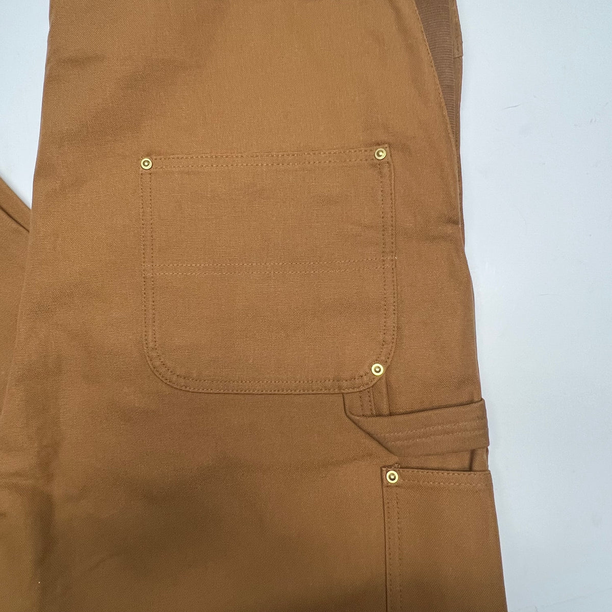 CARHARTT Iconic R01 Duck Bib Overall Men's Sz 30x34 Relaxed Fit Carhartt Brown