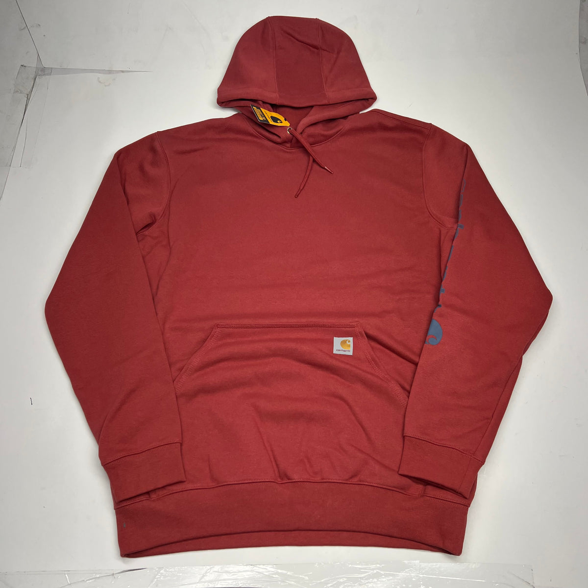 CARHARTT Iconic K288 Logo Sweatshirt Men's Sz Tall L Red K288-RE0 TS0288-M